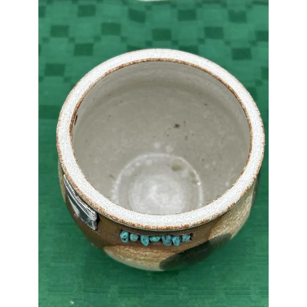 Studio Artist Signed Handmade Pottery Small Pot Signed Zweiger